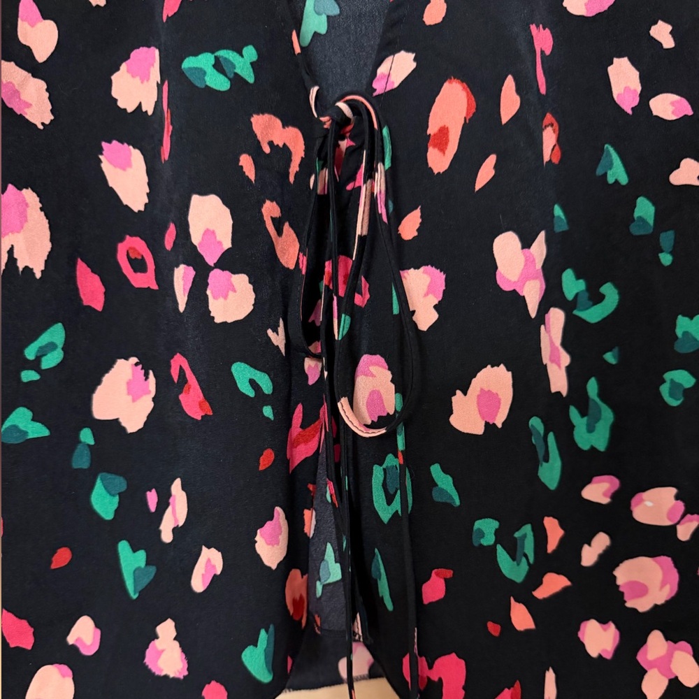 Never Fully Dressed Multicolor Animal Print Blouse - Picture 3 of 7